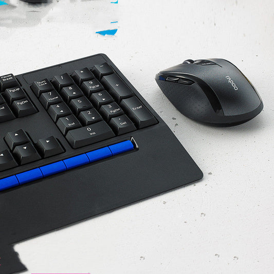 JMT-401034 Multi-mode Wireless Keyboard and Mouse Set for Home Office Use - Black