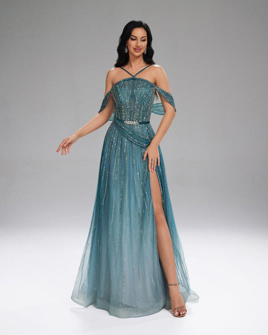 JMT-401290 Elegant Green Women's Dress - SH0202 Model