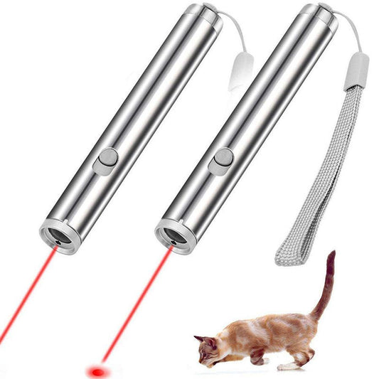 JMT-401354 Stainless Steel Laser Light and Cat Toy Stick