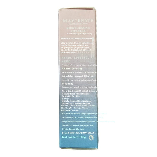 JMT-401482 Hydrating Color-Changing Lipstick for All Skin Types, Moisturizing Formula with Long-Lasting Color