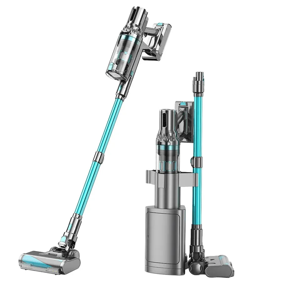 JMT-401674 High Efficiency Stick Vacuum Cleaner with Dust Collection Station for Home and Car Use, 450W/34000Pa