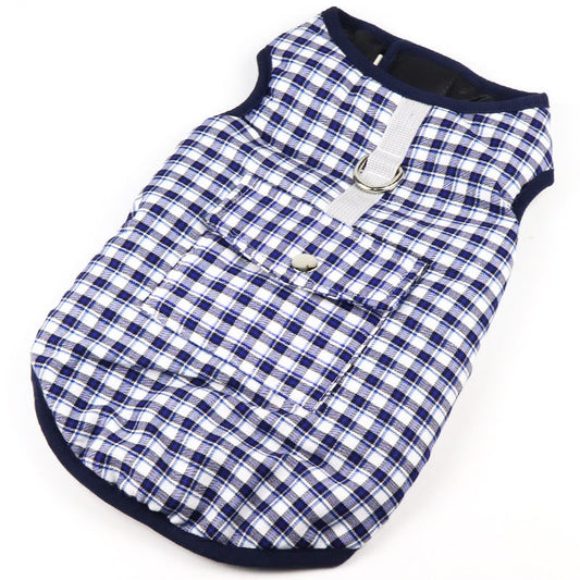 JMT-401994 Padded Cotton Vest for Medium and Large Dogs – Casual Apparel with Adjustable Fit