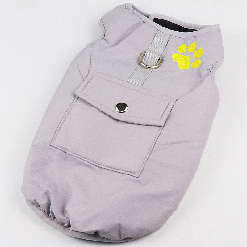 JMT-401994 Padded Cotton Vest for Medium and Large Dogs – Casual Apparel with Adjustable Fit