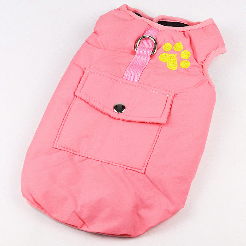 JMT-401994 Padded Cotton Vest for Medium and Large Dogs – Casual Apparel with Adjustable Fit