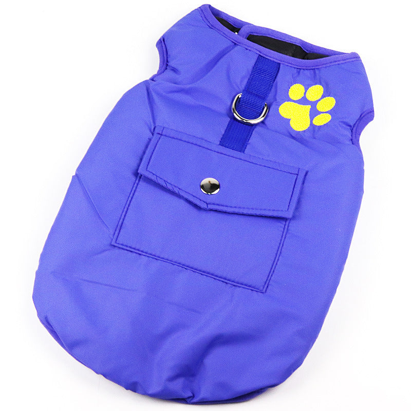 JMT-401994 Padded Cotton Vest for Medium and Large Dogs – Casual Apparel with Adjustable Fit