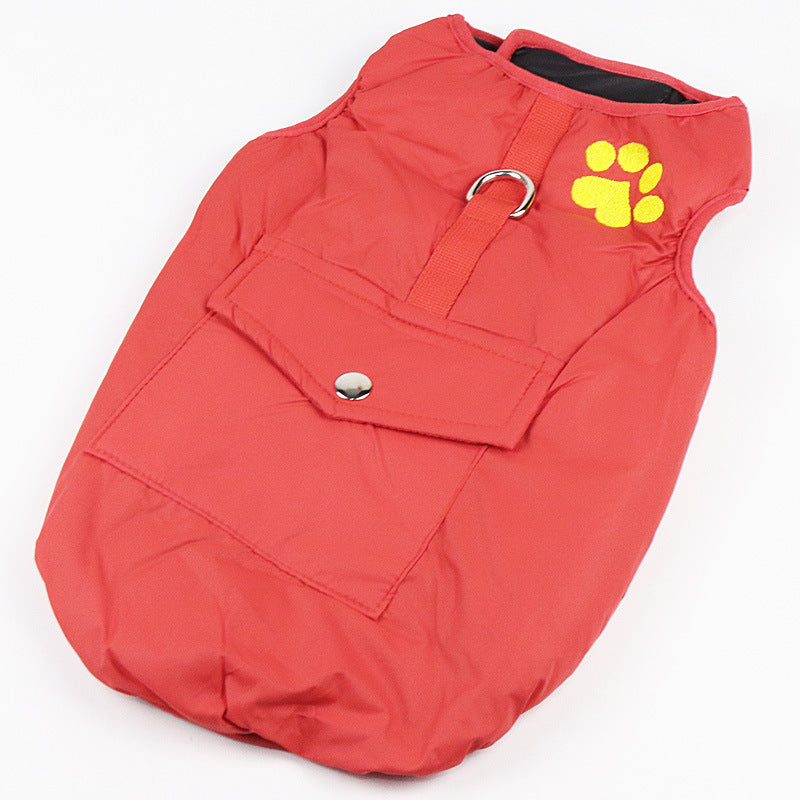 JMT-401994 Padded Cotton Vest for Medium and Large Dogs – Casual Apparel with Adjustable Fit