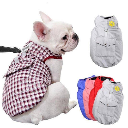 JMT-401994 Padded Cotton Vest for Medium and Large Dogs – Casual Apparel with Adjustable Fit
