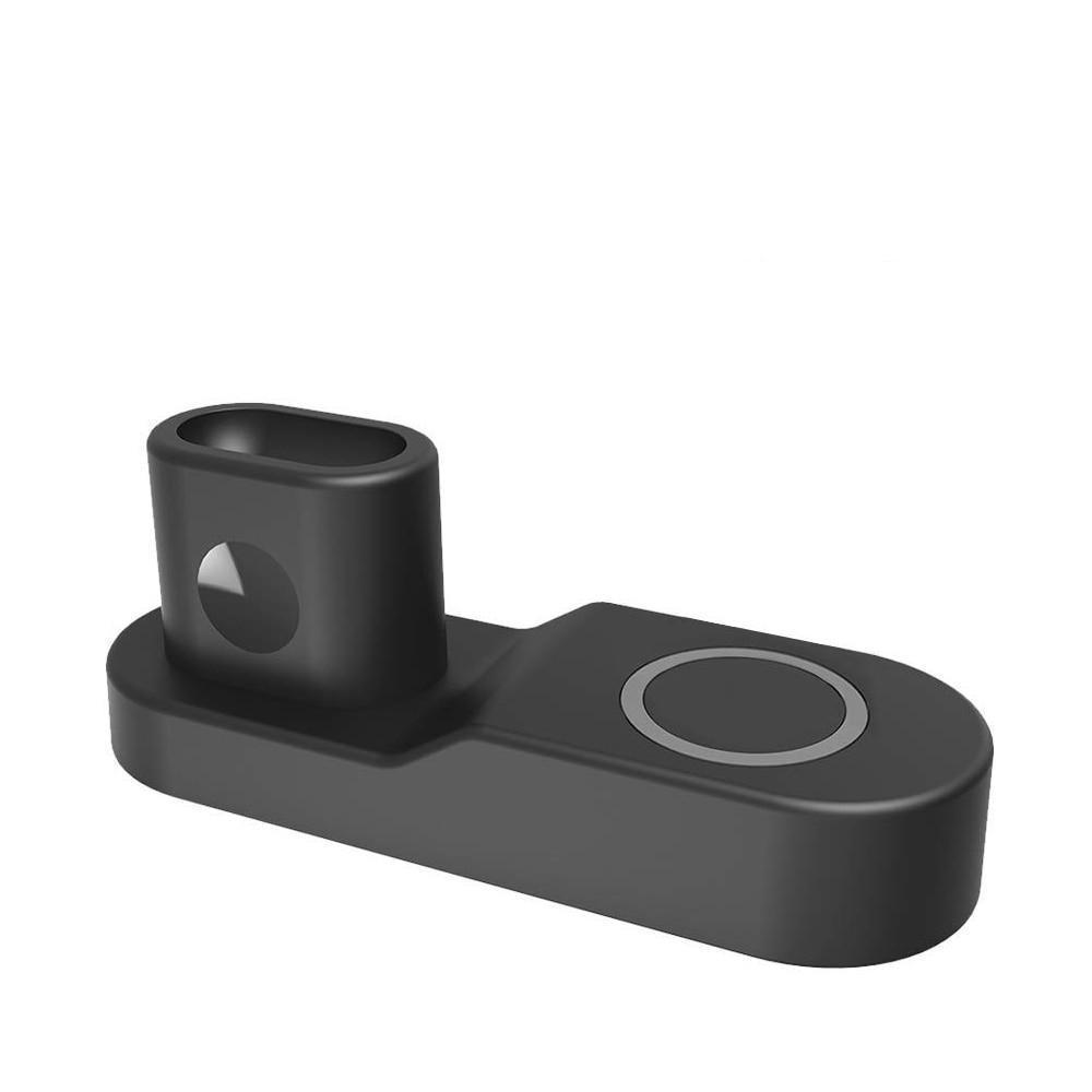 JMT-402058 3-in-1 Wireless Charger for Smartphones, Smartwatches, and Earbuds - Detachable and Rotatable Design