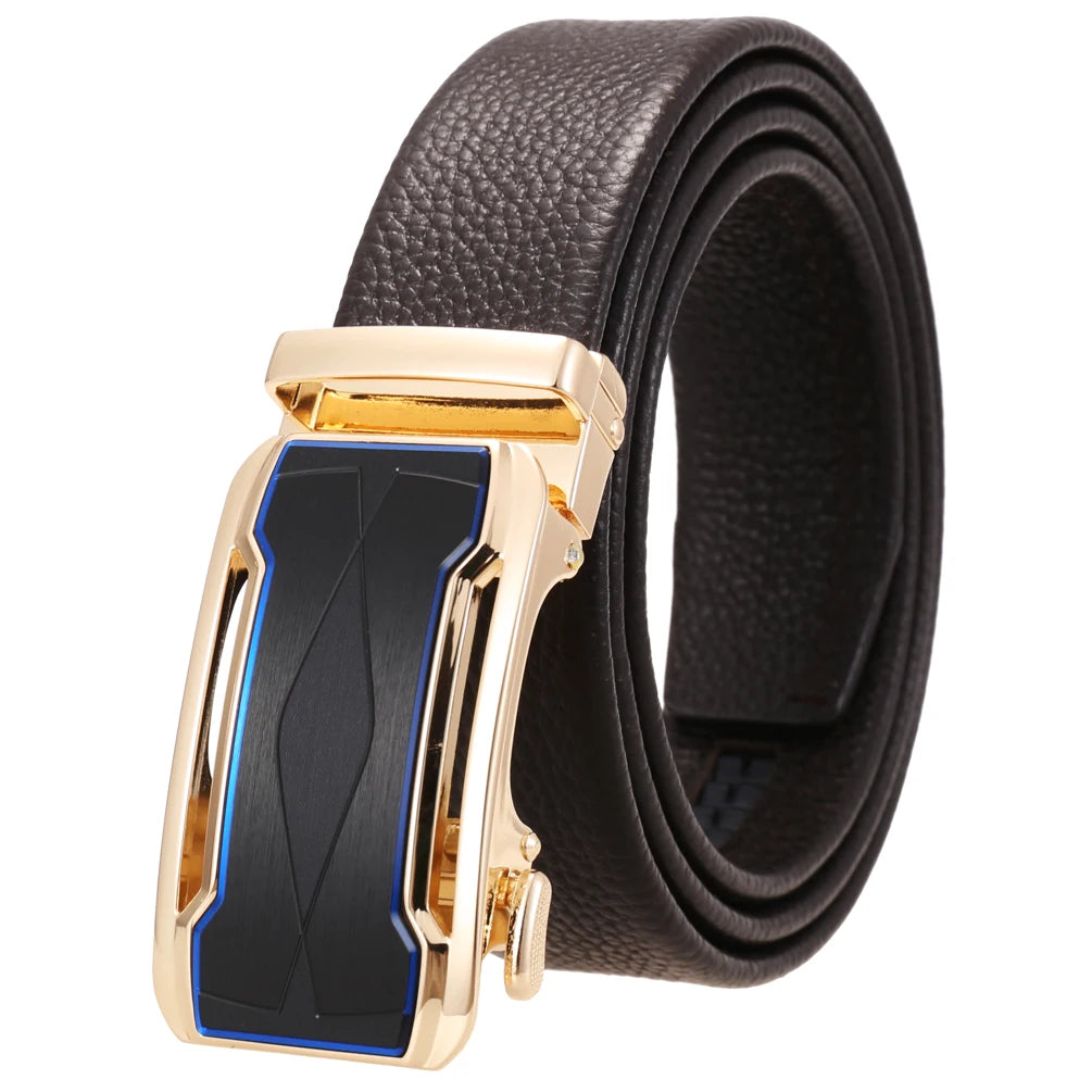 JMT-402122 Premium Men's Leather Cowhide Belt - Model LY36-24369-5