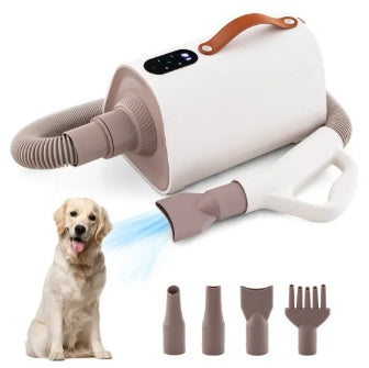 JMT-402442 Adjustable Dog and Cat Hair Blower with Negative Ion Technology and Smart LED Display
