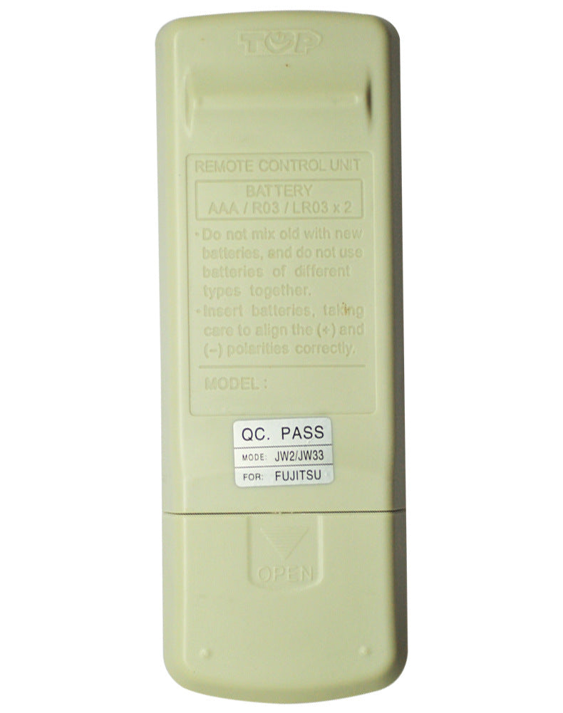 JMT-402442 Air Conditioner Remote Control for Models JW2, JW33, AR-DL3