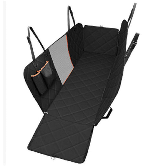 JMT-402826 Car Pet Cushion for Rear Seats - Black, 137x147cm Oxford Cloth with Waterproof Coating