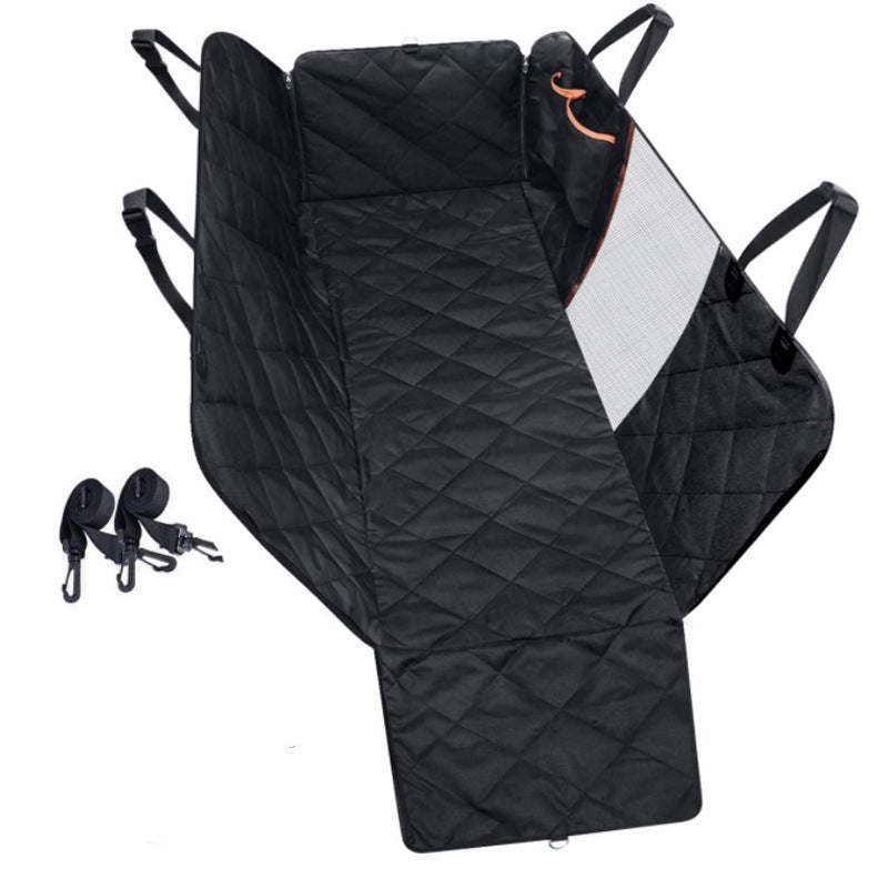 JMT-402826 Car Pet Cushion for Rear Seats - Black, 137x147cm Oxford Cloth with Waterproof Coating