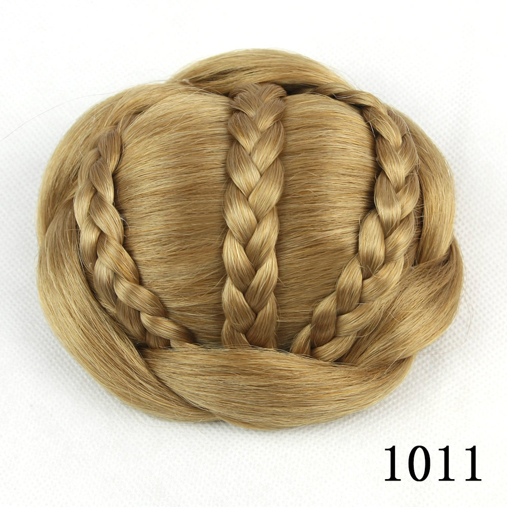JMT-402890 Braided Bun Hair Pack with High Temperature Wire for All Skin Tones and Face Shapes