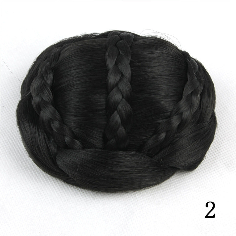 JMT-402890 Braided Bun Hair Pack with High Temperature Wire for All Skin Tones and Face Shapes