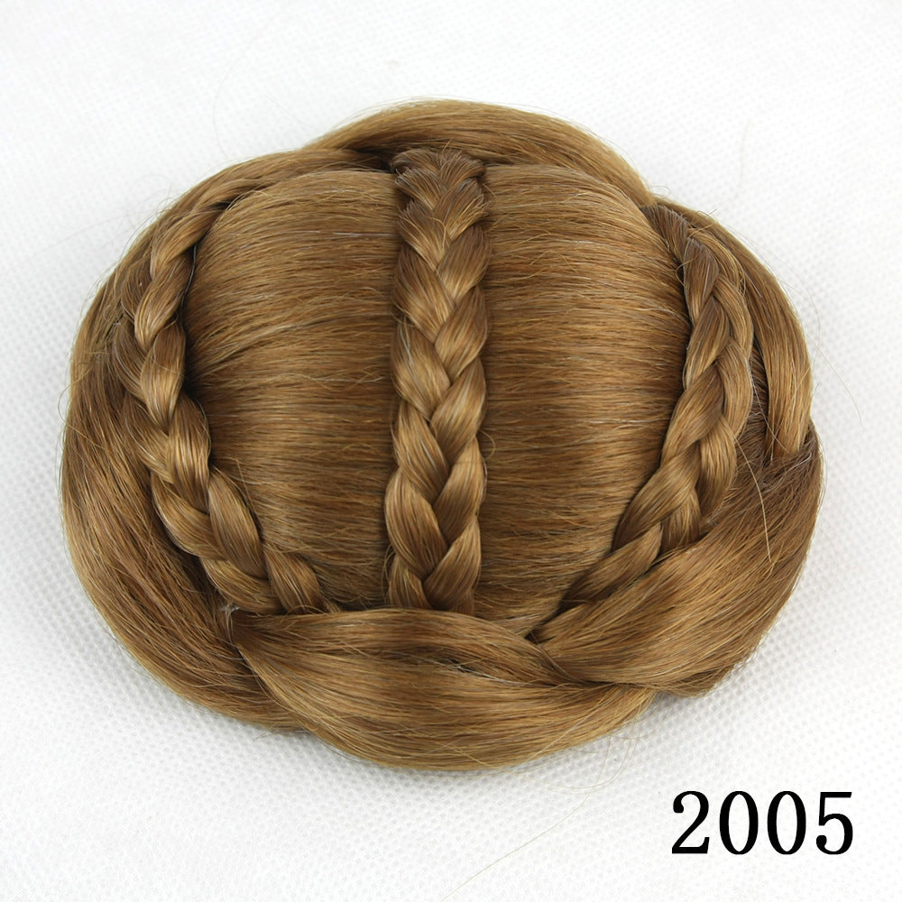 JMT-402890 Braided Bun Hair Pack with High Temperature Wire for All Skin Tones and Face Shapes