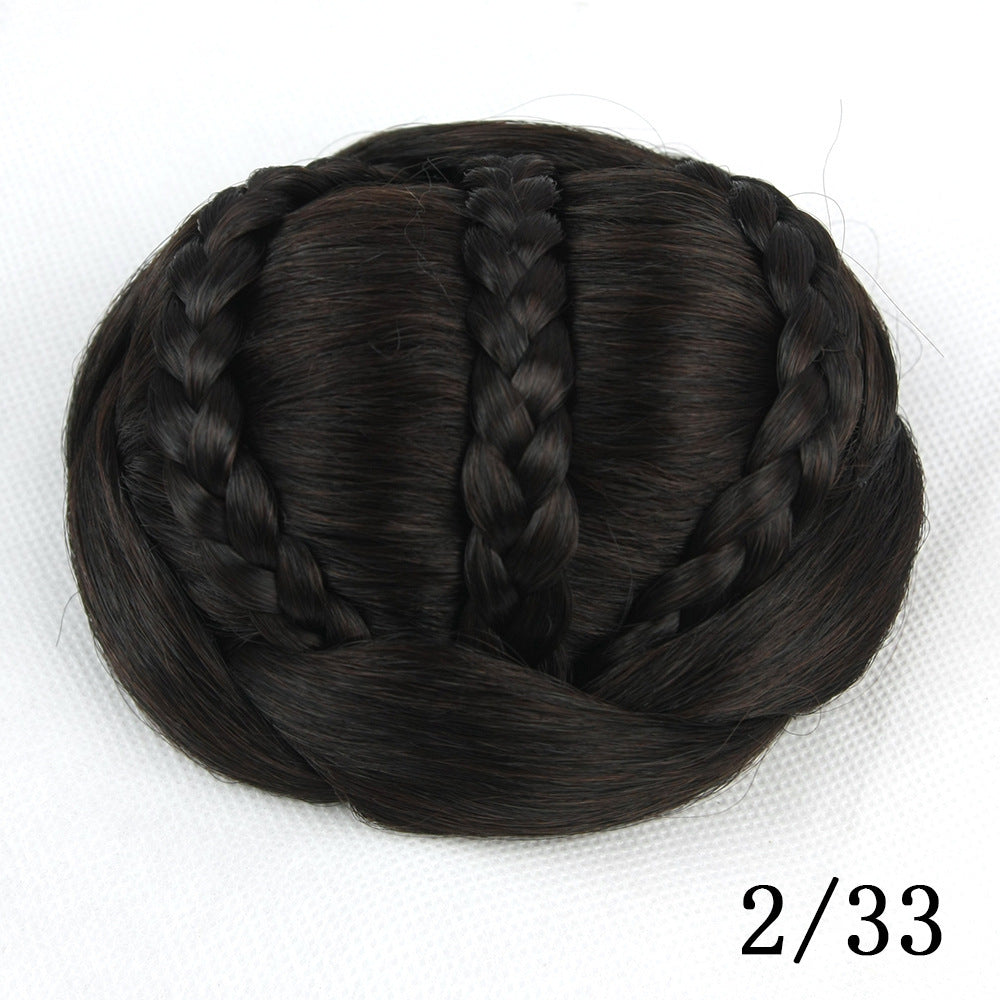 JMT-402890 Braided Bun Hair Pack with High Temperature Wire for All Skin Tones and Face Shapes