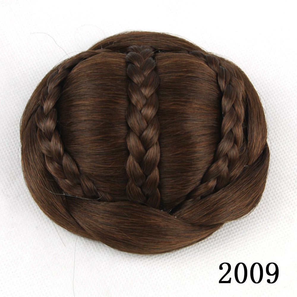 JMT-402890 Braided Bun Hair Pack with High Temperature Wire for All Skin Tones and Face Shapes