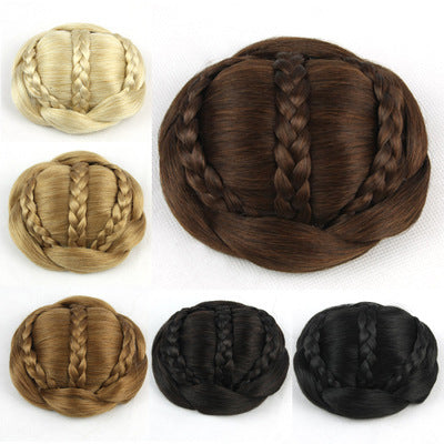 JMT-402890 Braided Bun Hair Pack with High Temperature Wire for All Skin Tones and Face Shapes