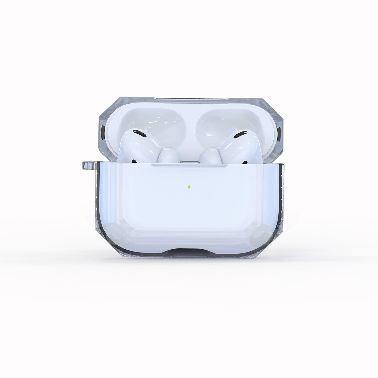 JMT-403338 TPU Protective Cover for AirPods 1, AirPods 2, and AirPods Pro - Simple Transparent Design