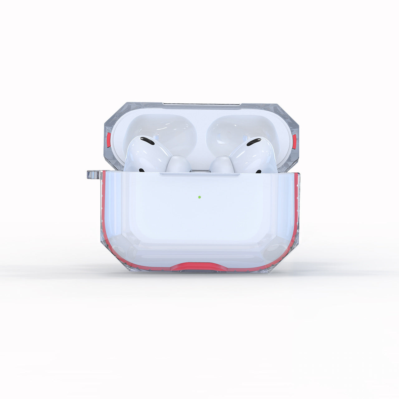 JMT-403338 TPU Protective Cover for AirPods 1, AirPods 2, and AirPods Pro - Simple Transparent Design