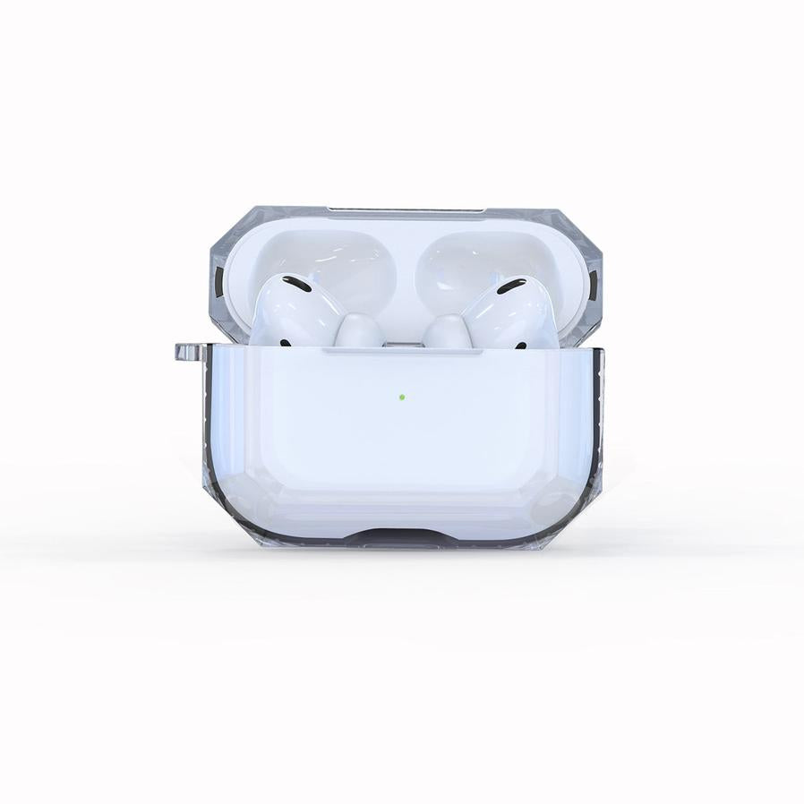 JMT-403338 TPU Protective Cover for AirPods 1, AirPods 2, and AirPods Pro - Simple Transparent Design