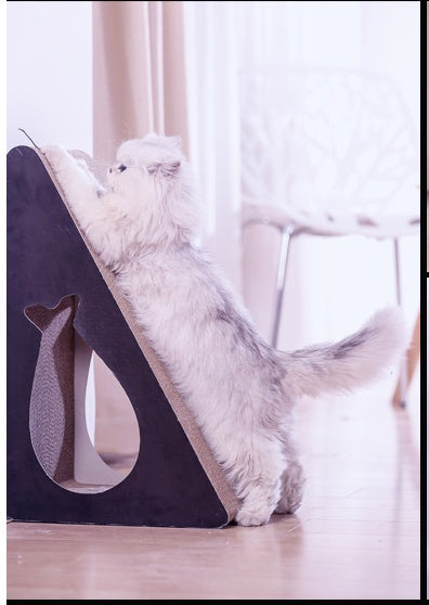 JMT-403530 Corrugated Vertical Cat Climbing Board with Grinding Claws for Scratching and Play