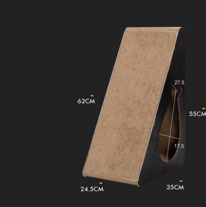 JMT-403530 Corrugated Vertical Cat Climbing Board with Grinding Claws for Scratching and Play