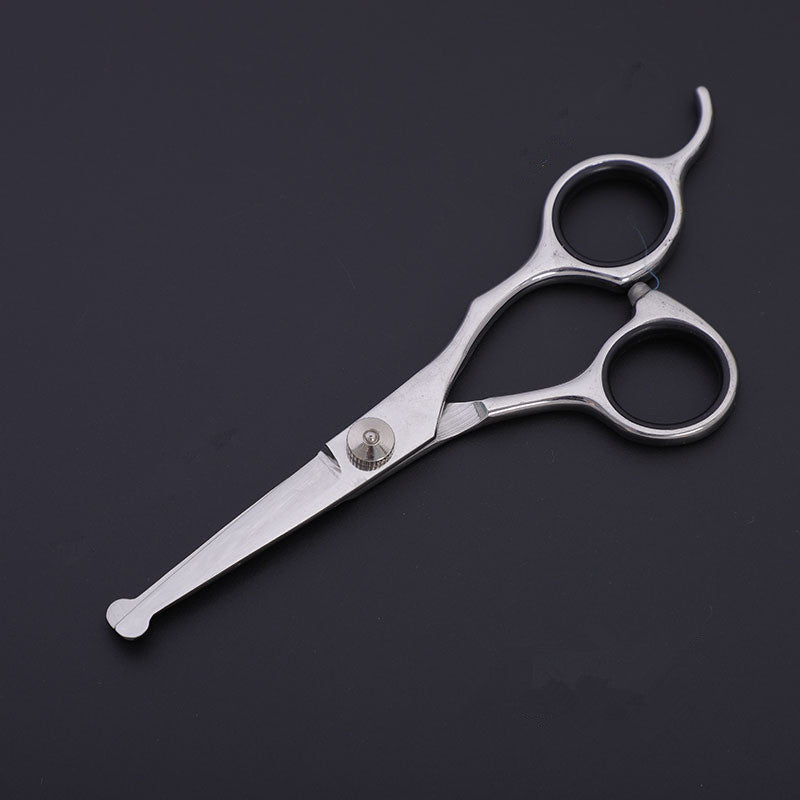JMT-403594 Stainless Steel Pet Grooming Shears Set with Trimming Scissors, Combs, and Leather Case
