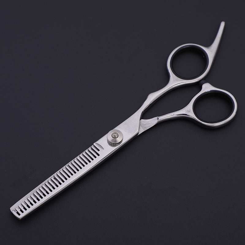 JMT-403594 Stainless Steel Pet Grooming Shears Set with Trimming Scissors, Combs, and Leather Case