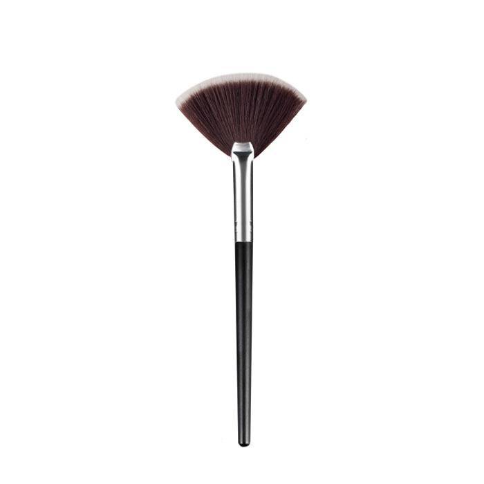 JMT-403786 Blush Loose Powder Makeup Brush with Man-Made Fiber Bristles in Elegant Silver or Color Options
