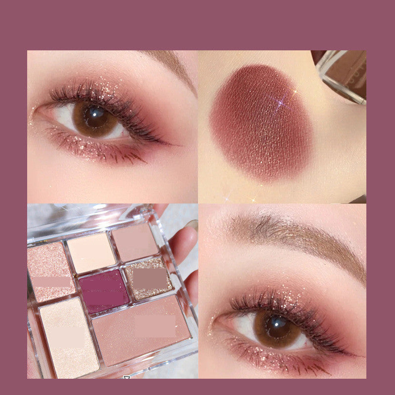 JMT-403914 Pearly Matte Eye Shadow Palette - Six Versatile Shades for Every Look