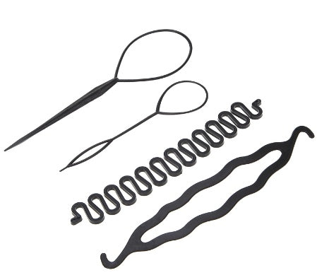 JMT-404042 Double Hook Hair Styling Tool Set with Pull Needles and French Braiding Tool