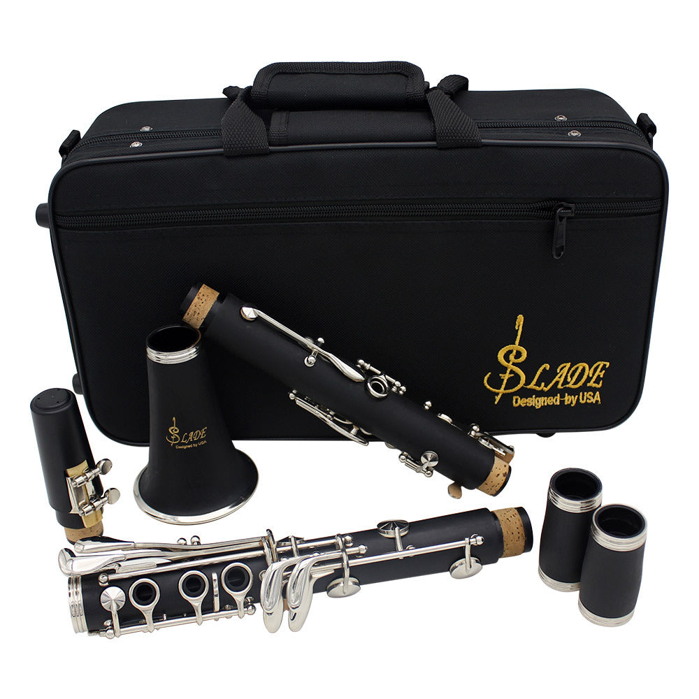 JMT-404554 Bakelite Nickel-Plated 17-Key Clarinet for Beginners