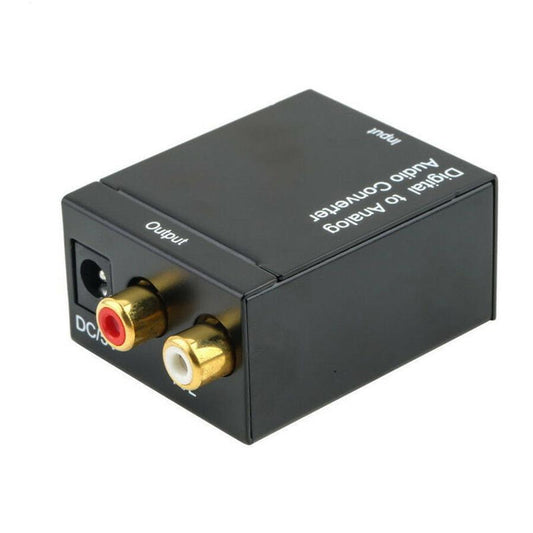 JMT-404682 Analog to Digital Audio Converter for Optical and Coaxial Connections with RCA Output
