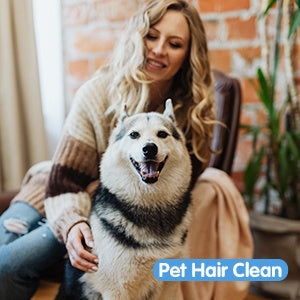 JMT-404746 Extra-Wide Lint Roller with 4ft Retractable Handle for Efficient Pet Hair Removal