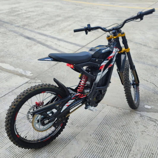 JMT-405578 6000W Electric Dirt Bike with 34Ah Lithium Battery and Aluminum Frame for Street and Off-Road Adventures , Top Speed 27.9 mph