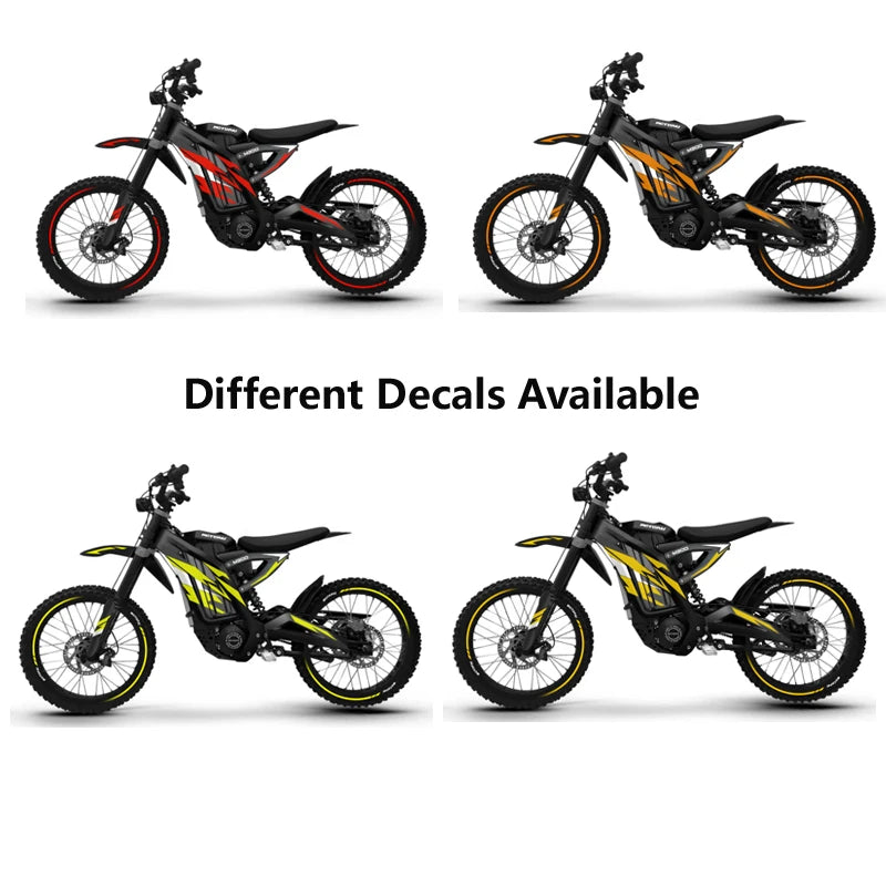 JMT-405578 6000W Electric Dirt Bike with 34Ah Lithium Battery and Aluminum Frame for Street and Off-Road Adventures , Top Speed 27.9 mph