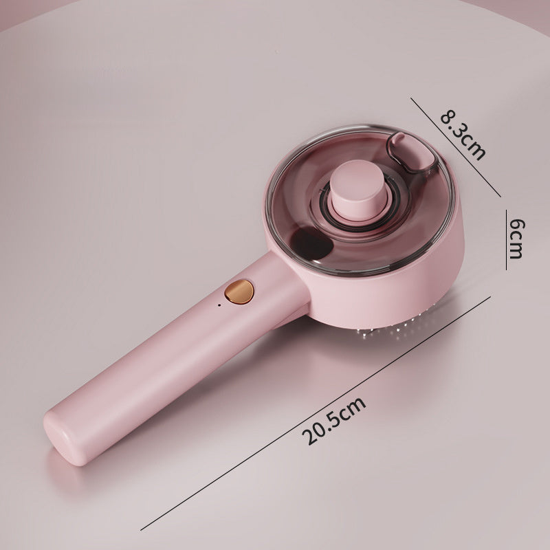 JMT-405642 4-in-1 Cat & Dog Grooming Steam Brush for Shedding, Massage, Self-Cleaning, and Tangle Removal