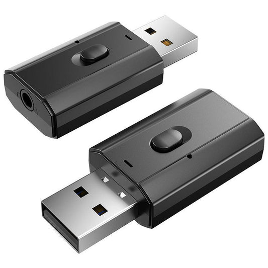 JMT-405834 Bluetooth 5.0 Audio Adapter – 2-in-1 Receive and Transmit for Computer, TV, Projector, and Audio Devices