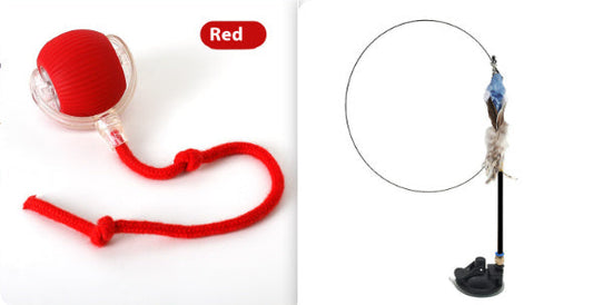 JMT-405962 Interactive Cat Toy Ball with Auto Shut-Off and Three Speed Modes