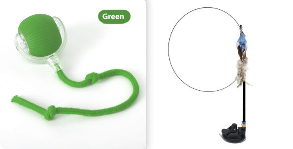 JMT-405962 Interactive Cat Toy Ball with Auto Shut-Off and Three Speed Modes