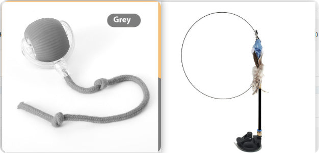 JMT-405962 Interactive Cat Toy Ball with Auto Shut-Off and Three Speed Modes