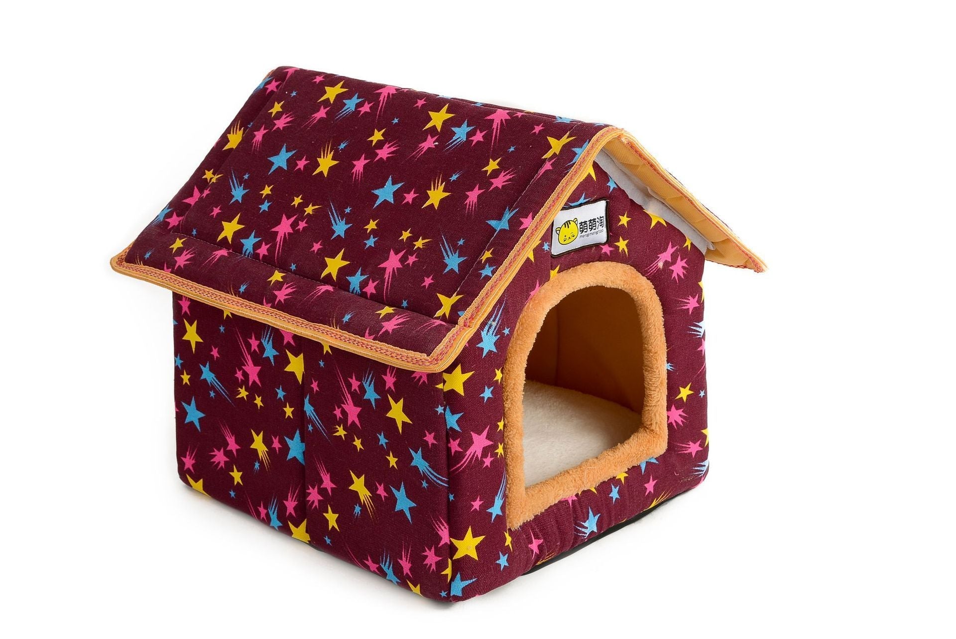 JMT-406282 Cozy Removable and Washable Winter Pet Bed for Dogs - Chimney House Style