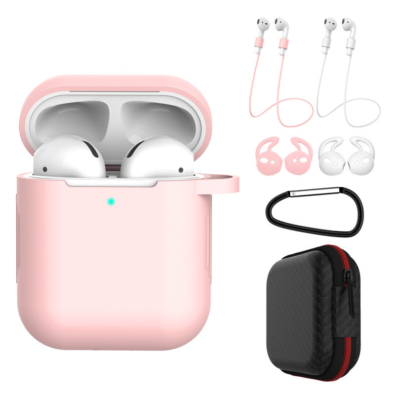 JMT-406794 Silicone Earphone Protective Cover Set with Accessories for AirPods & Compatible Models
