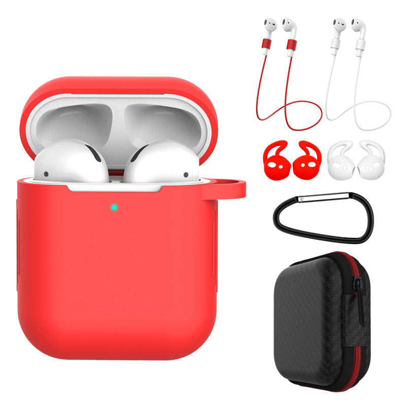 JMT-406794 Silicone Earphone Protective Cover Set with Accessories for AirPods & Compatible Models