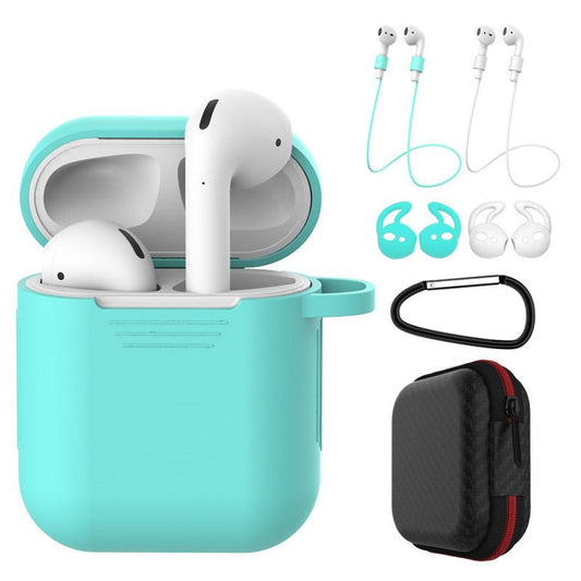 JMT-406794 Silicone Earphone Protective Cover Set with Accessories for AirPods & Compatible Models