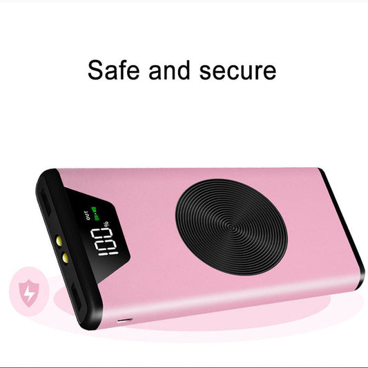 JMT-406986 20000 mAh Wireless Charging Power Bank with Metal Housing and 5W Output