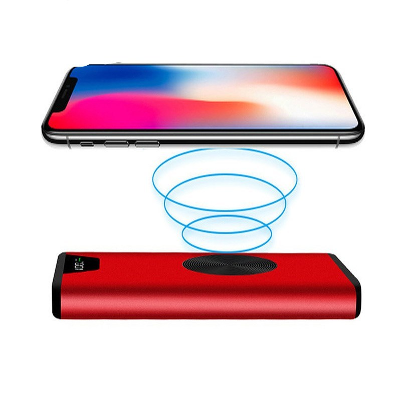 JMT-406986 20000 mAh Wireless Charging Power Bank with Metal Housing and 5W Output
