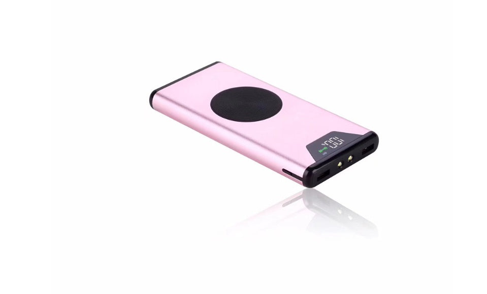 JMT-406986 20000 mAh Wireless Charging Power Bank with Metal Housing and 5W Output